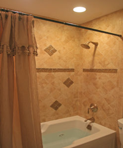 Tile small bathroom