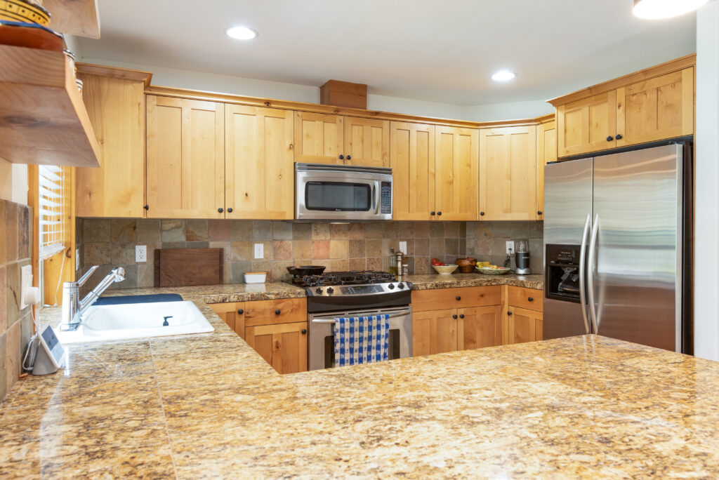 Marble counter tops in southwest Bend furnished short term rental