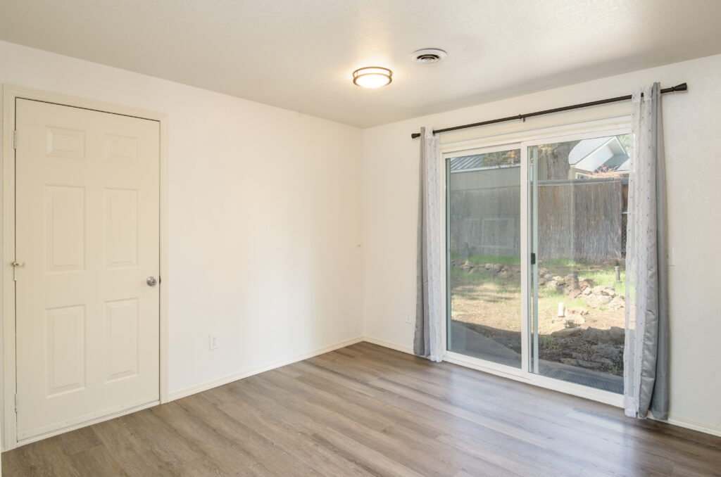 Laminate flooring throughout this rental on the south side of Bend
