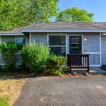 This is a two bedroom duplex rental in NE Bend, Oregon with an attached single car garage.